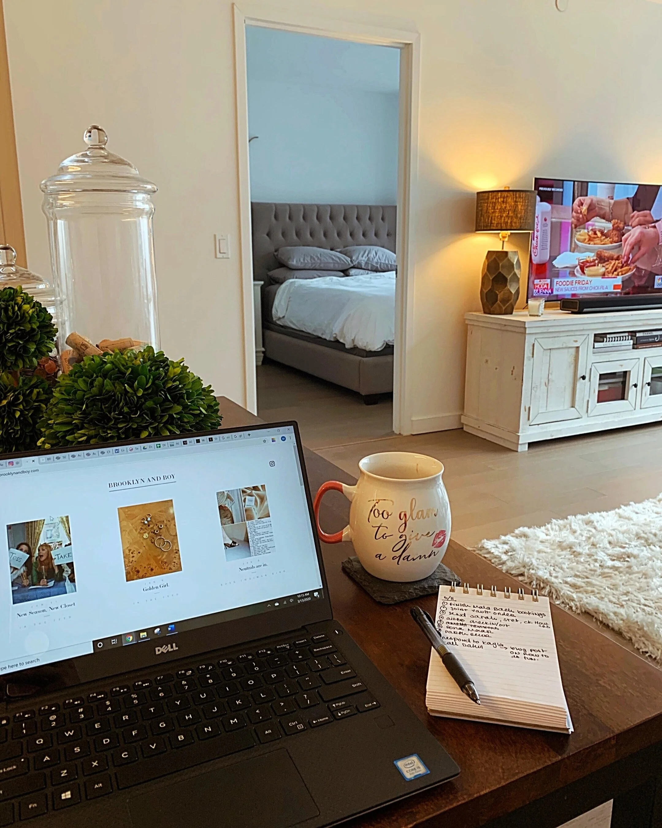 Working (from home) Girl