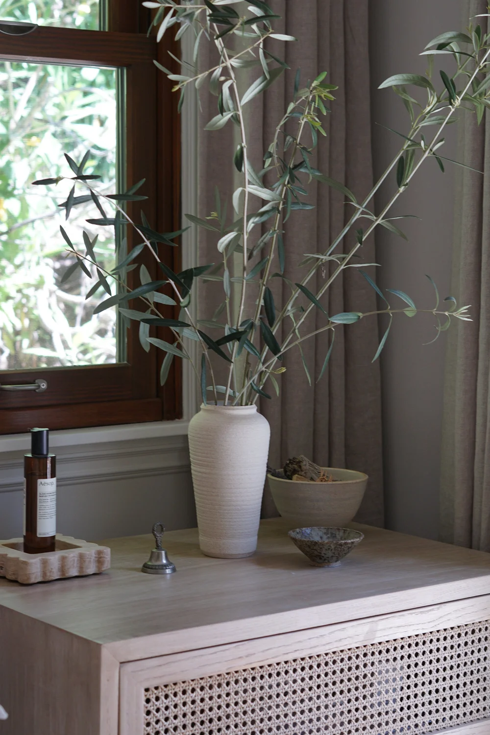 white sand vase — ADI BEN-AMI