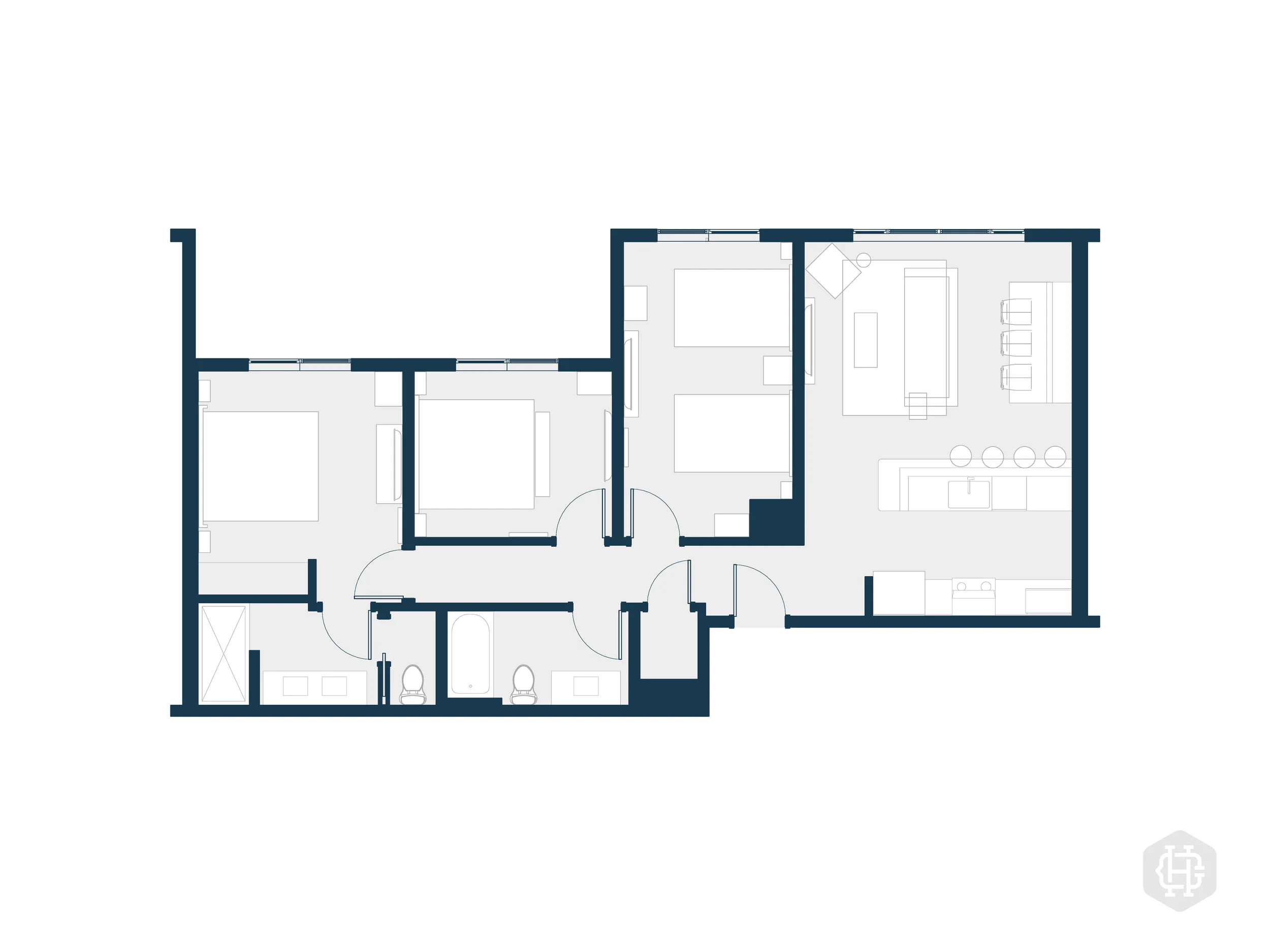 Three Bedroom