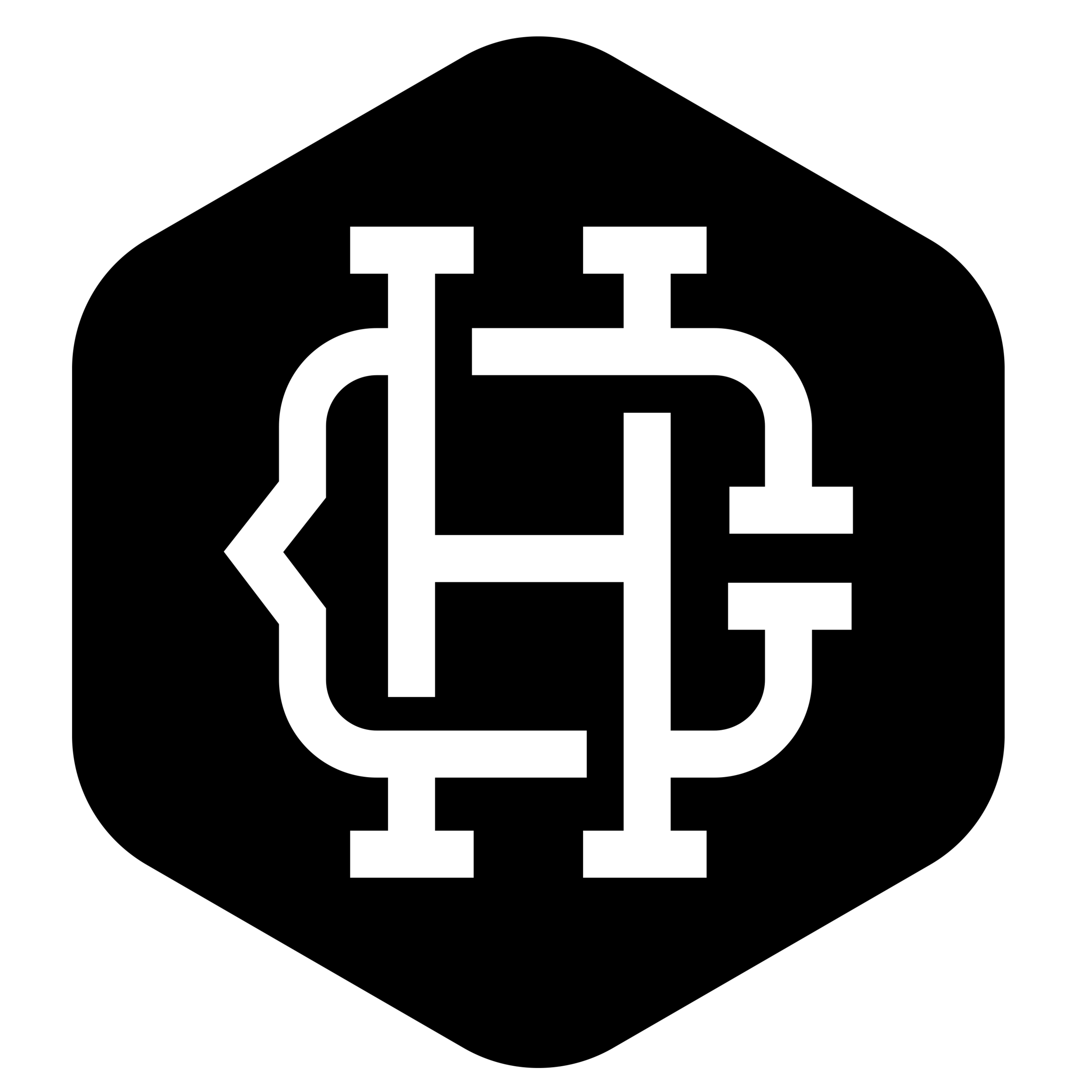 Black background with a white, abstract circuit diagram or electronic schematic in the center.
