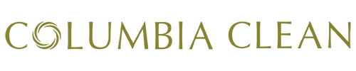 Columbia Clean logo with stylized text