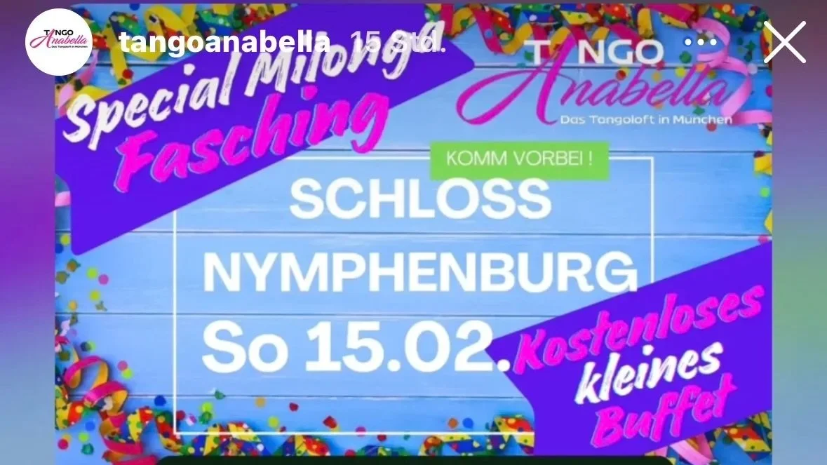 Tango im Schloss - Fasching