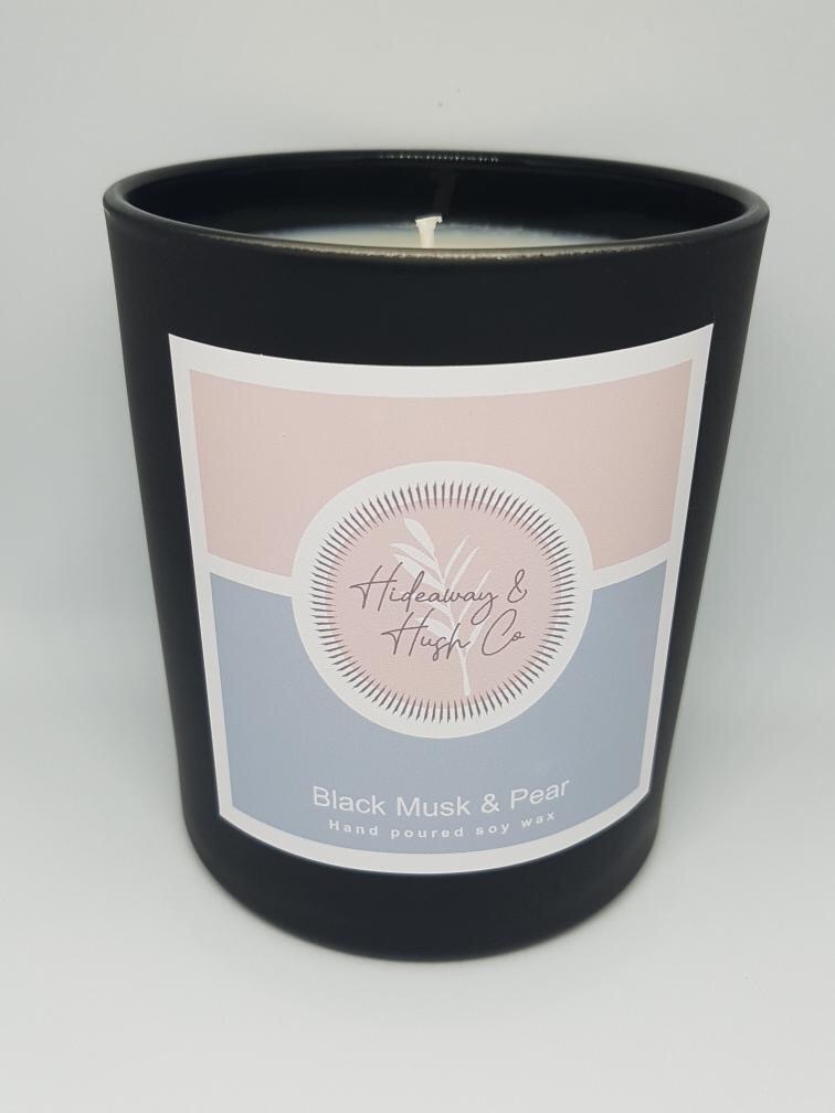 Soy Candle - Large, Black