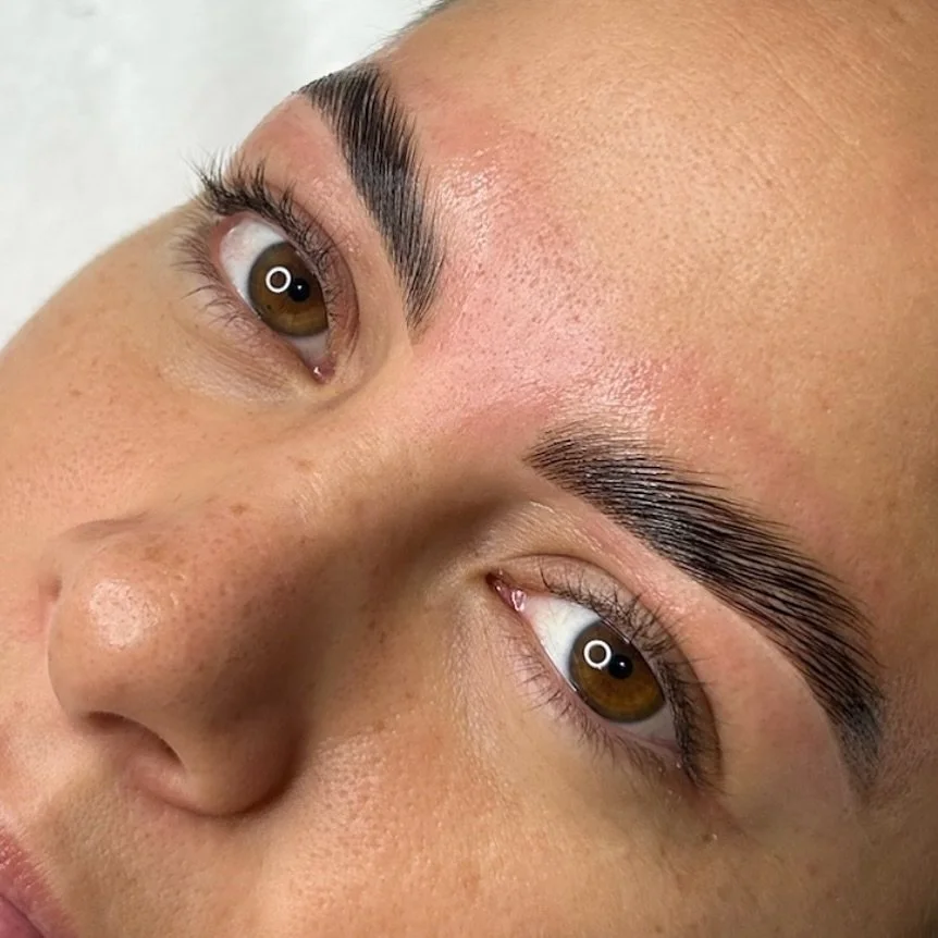 Creating soft, natural brows that last 🫶🏽