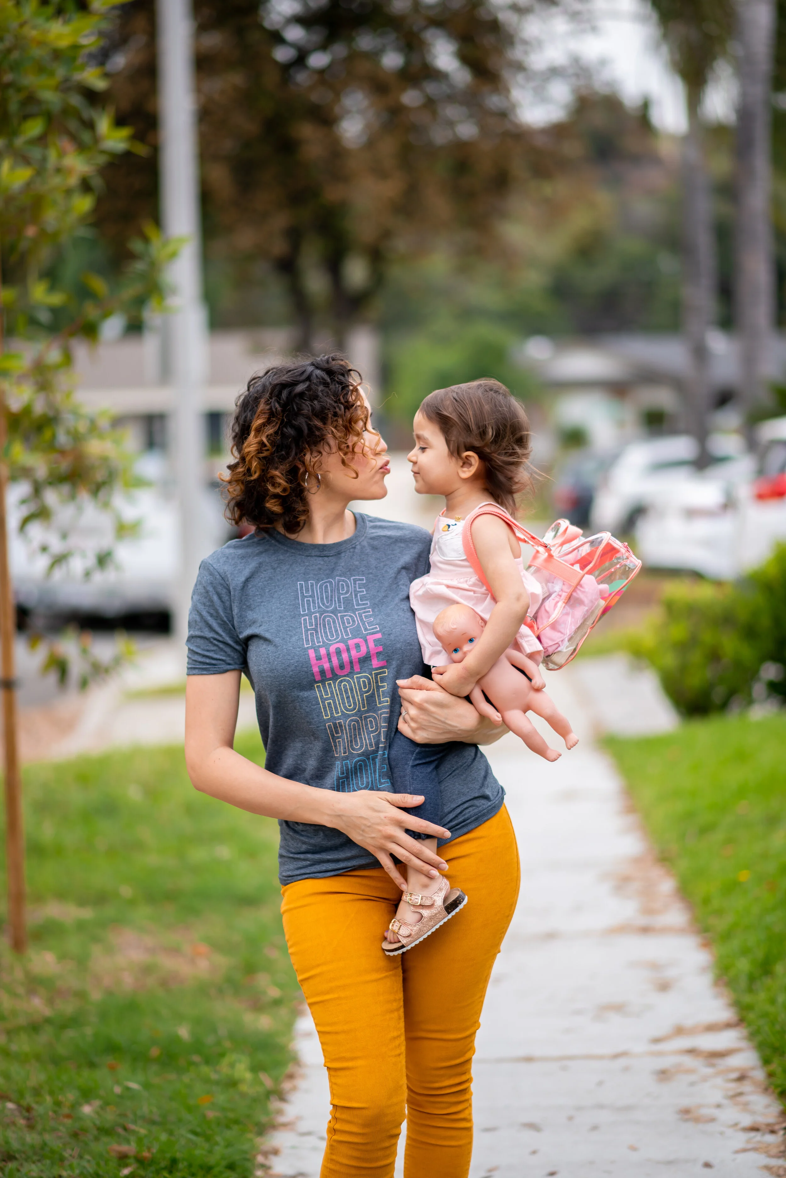 mommy and little one