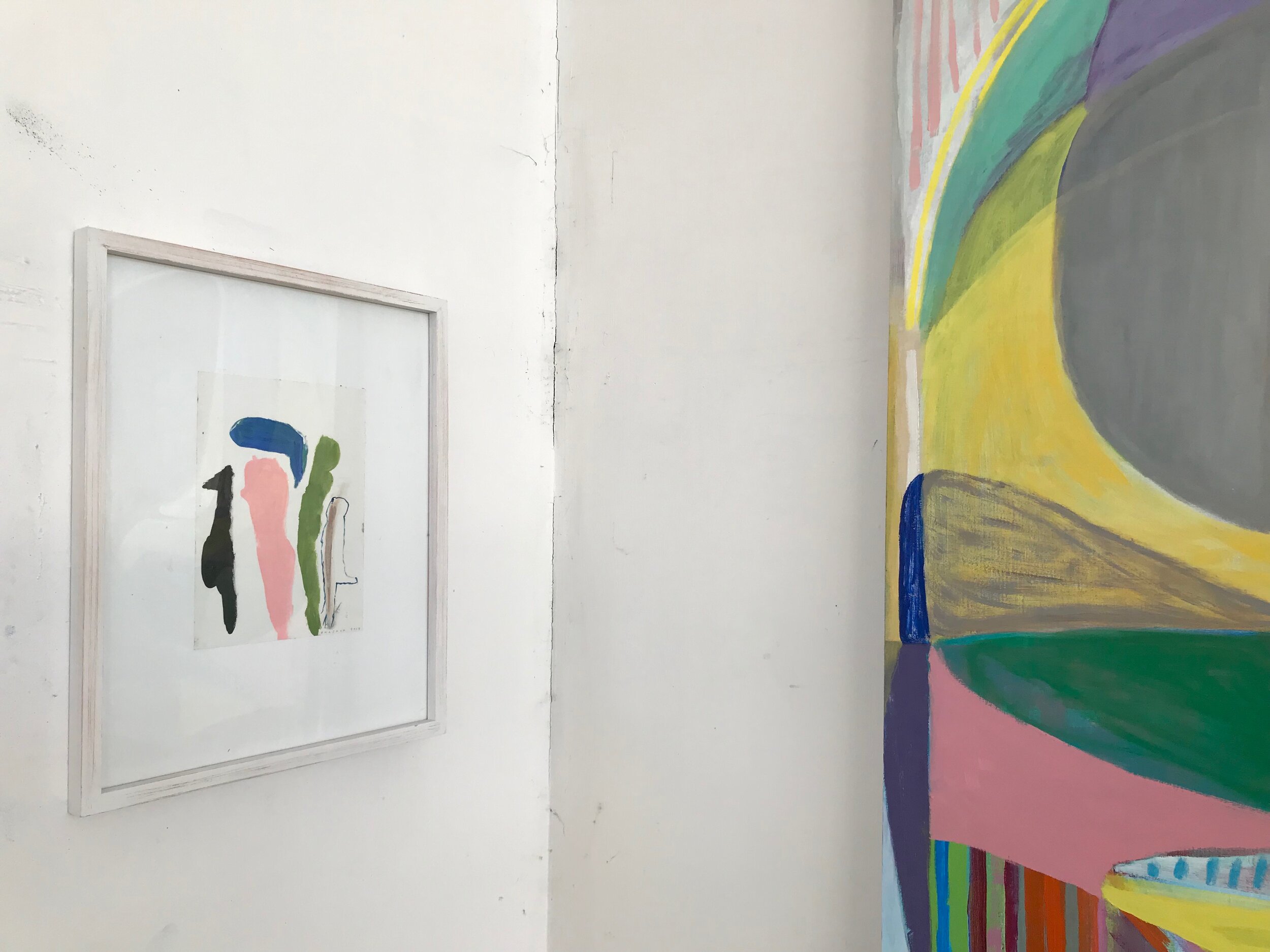 studio corner, interaction of paintings 2019.jpeg