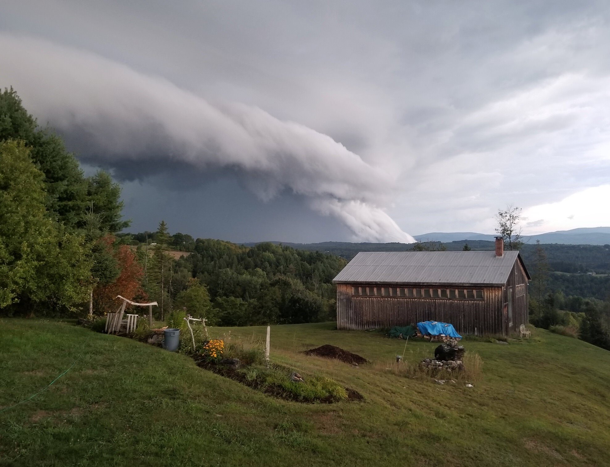 Studio exterior with storm arriving! by Jeff Hoffer.jpeg