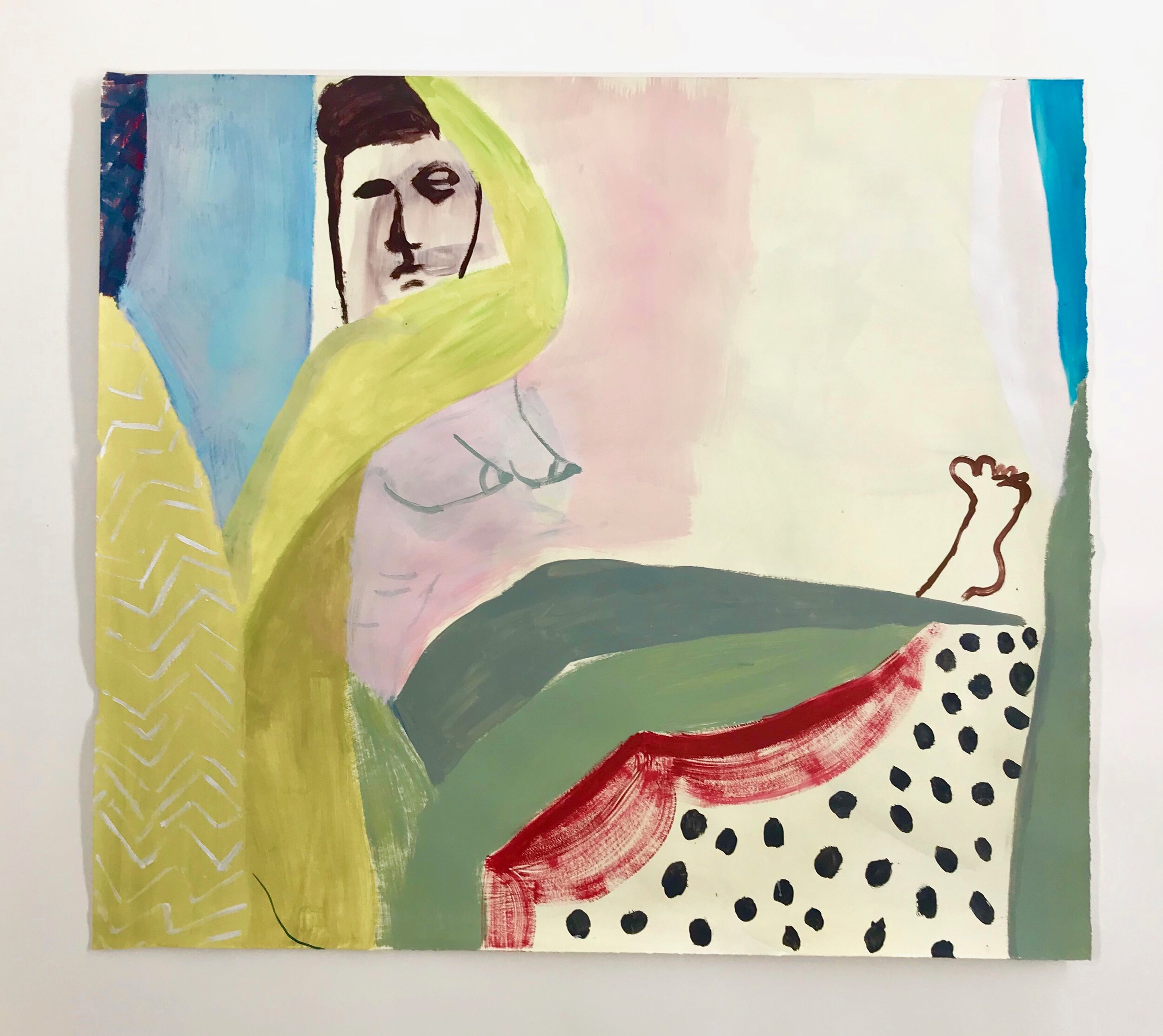Femme Dans Le Vitrine