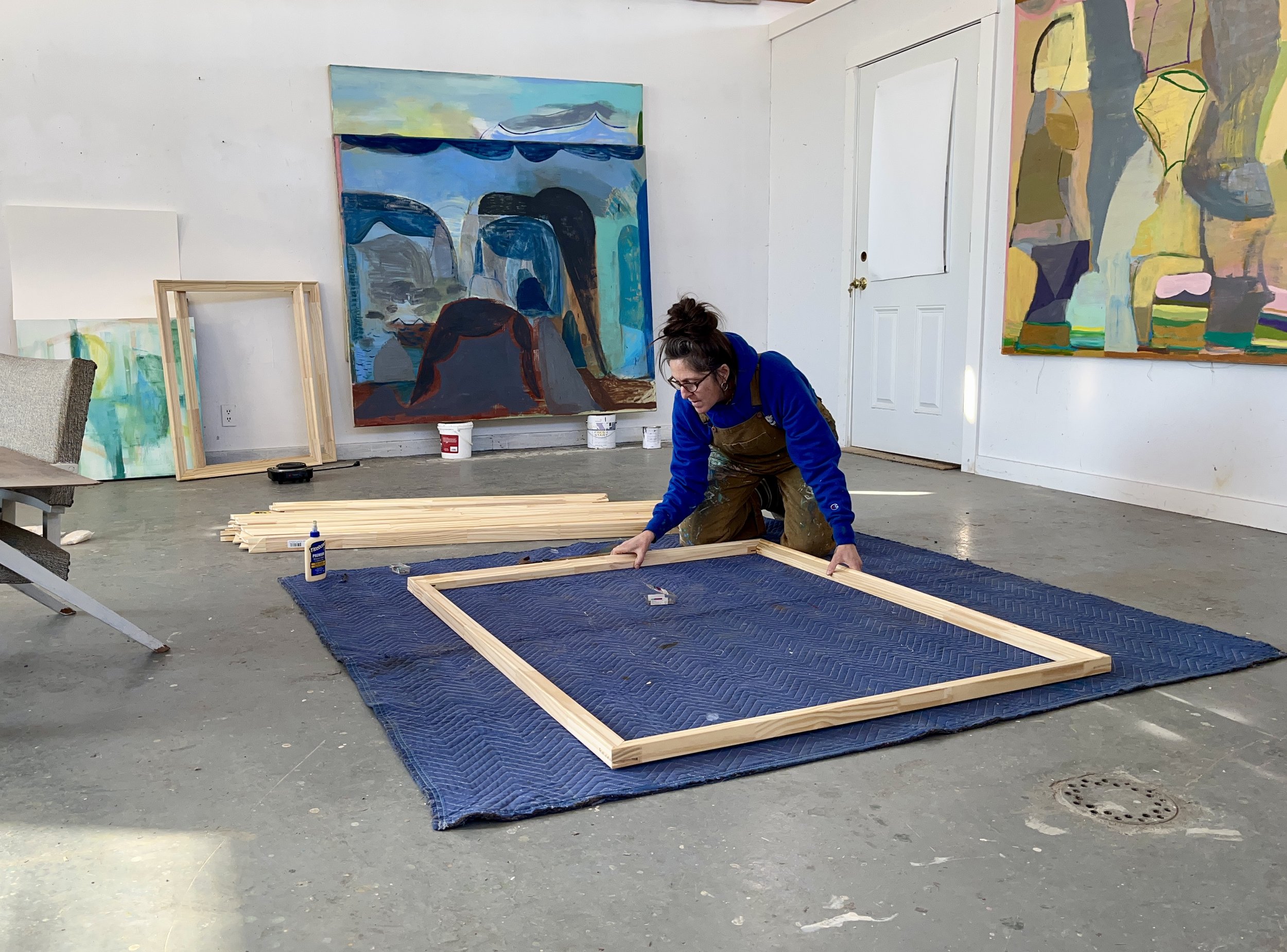 Building stretcher frames