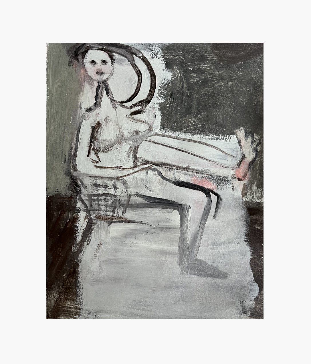 Model Crossing A leg