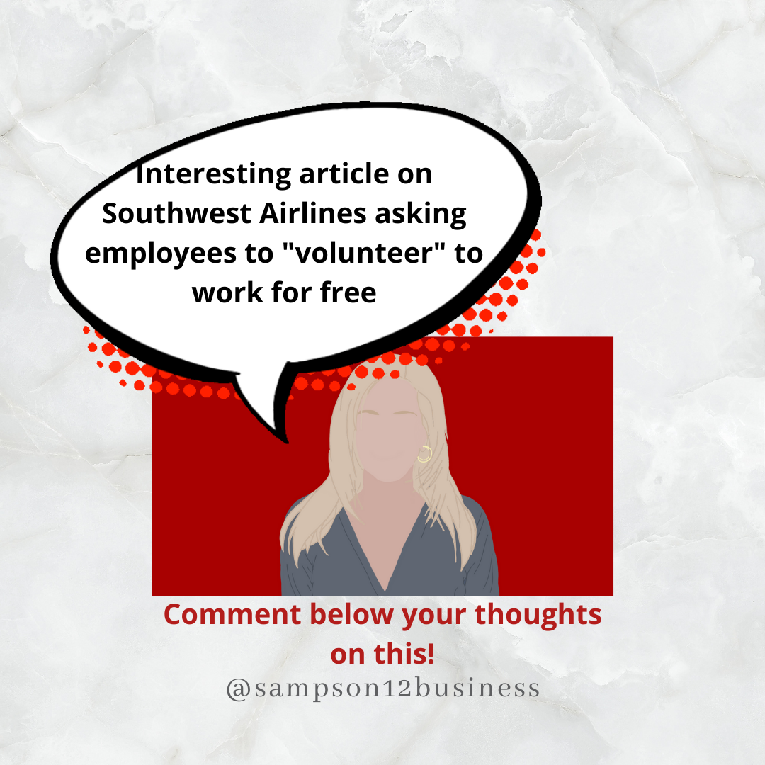 Is our society denying laborers corporate accountability? Thoughts on the recent Southwest Airlines labor exodus.