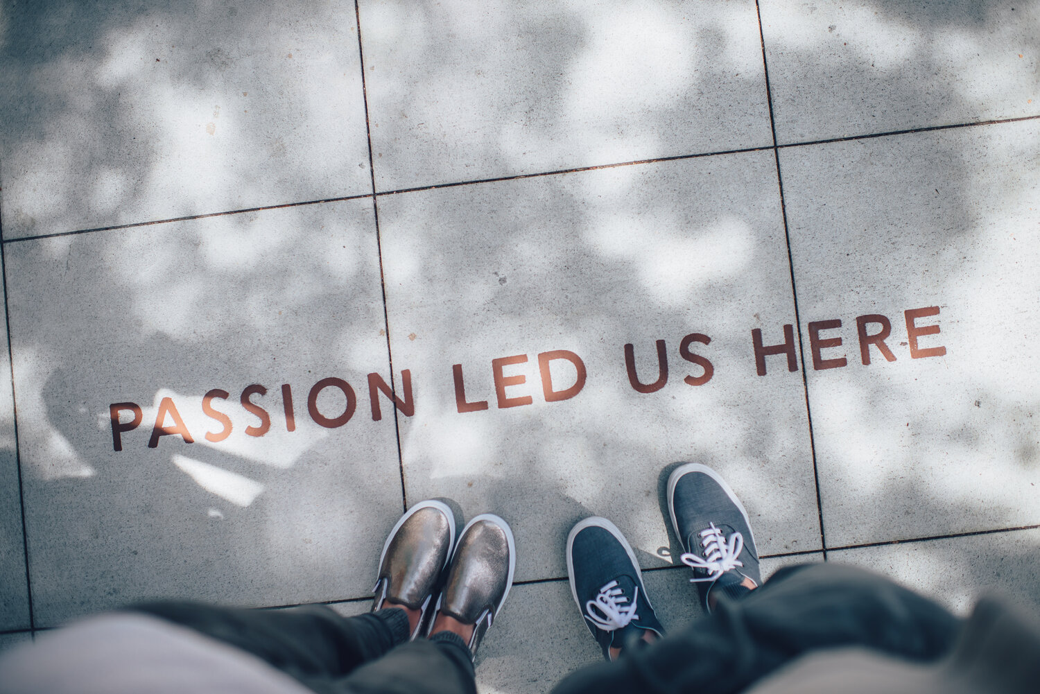 Passion led us here quote