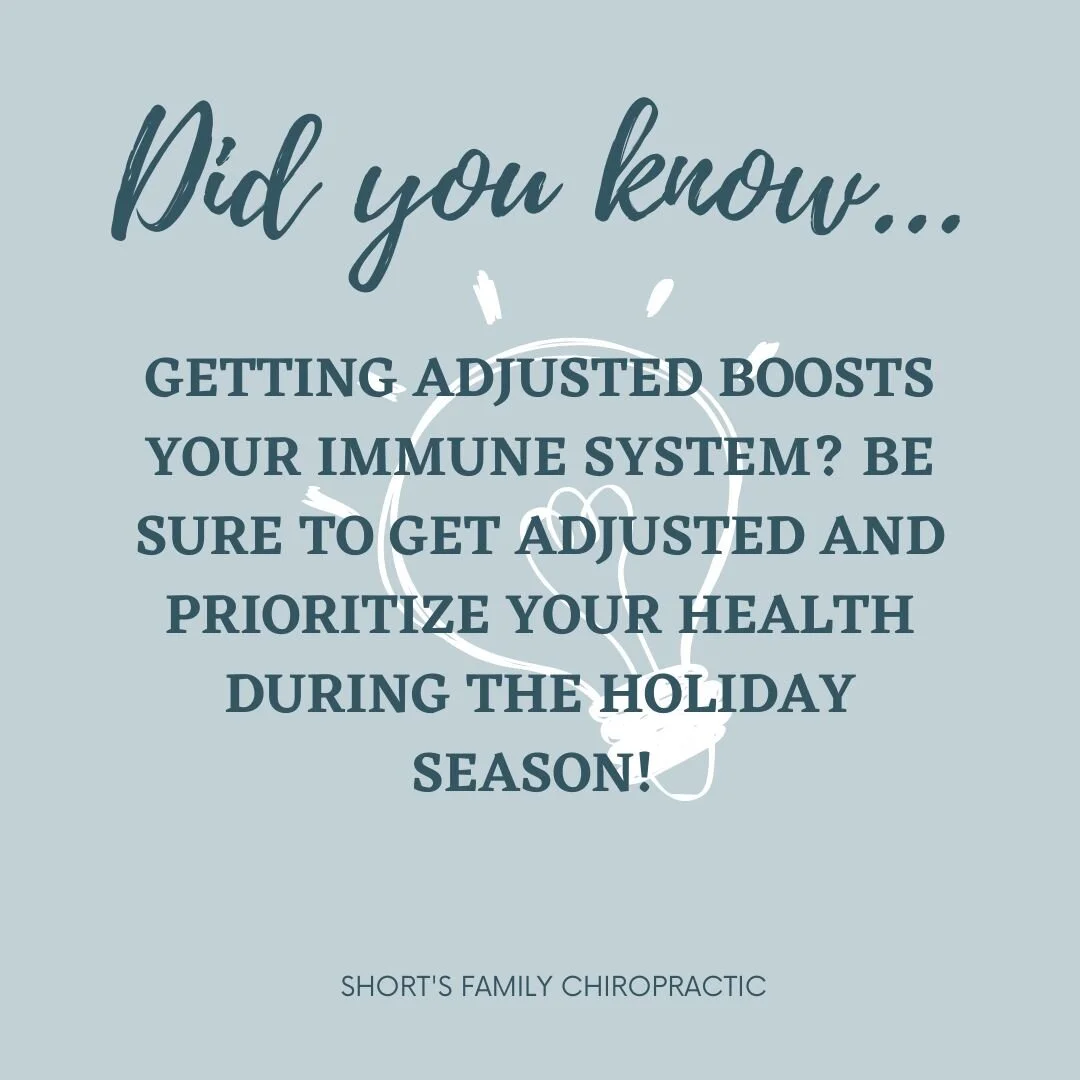 Did you know that getting regular adjustments can boost your immune system?