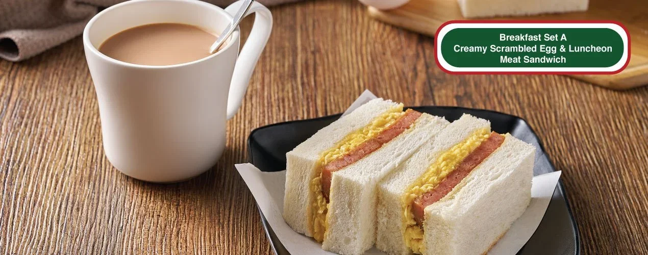 Creamy Scrambled-Egg &amp; Luncheon Meat Sandwich