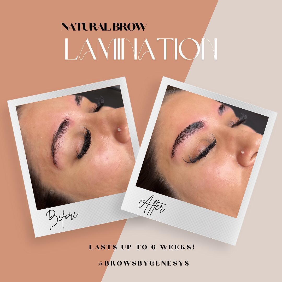 Always a pleasure seeing @fabieee_ and laminating her brows❤️ Look at how gorgeous her brow transformation is😍😍😍 Brow Lamination is a keratin treatment that helps by enhancing your natural brow and manipulate the brow hair into the desired form an