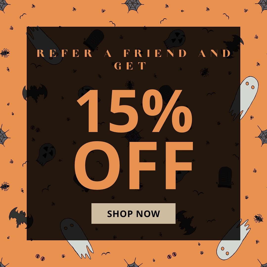 Spooky season is here baby and I am here for it👻🕷🕸 If you know me, you know that this is my favorite time of the year so I&rsquo;m celebrating by giving 15% off your next service when you refer a friend🖤 #supportsmallbusiness #browsbygenesys #bea