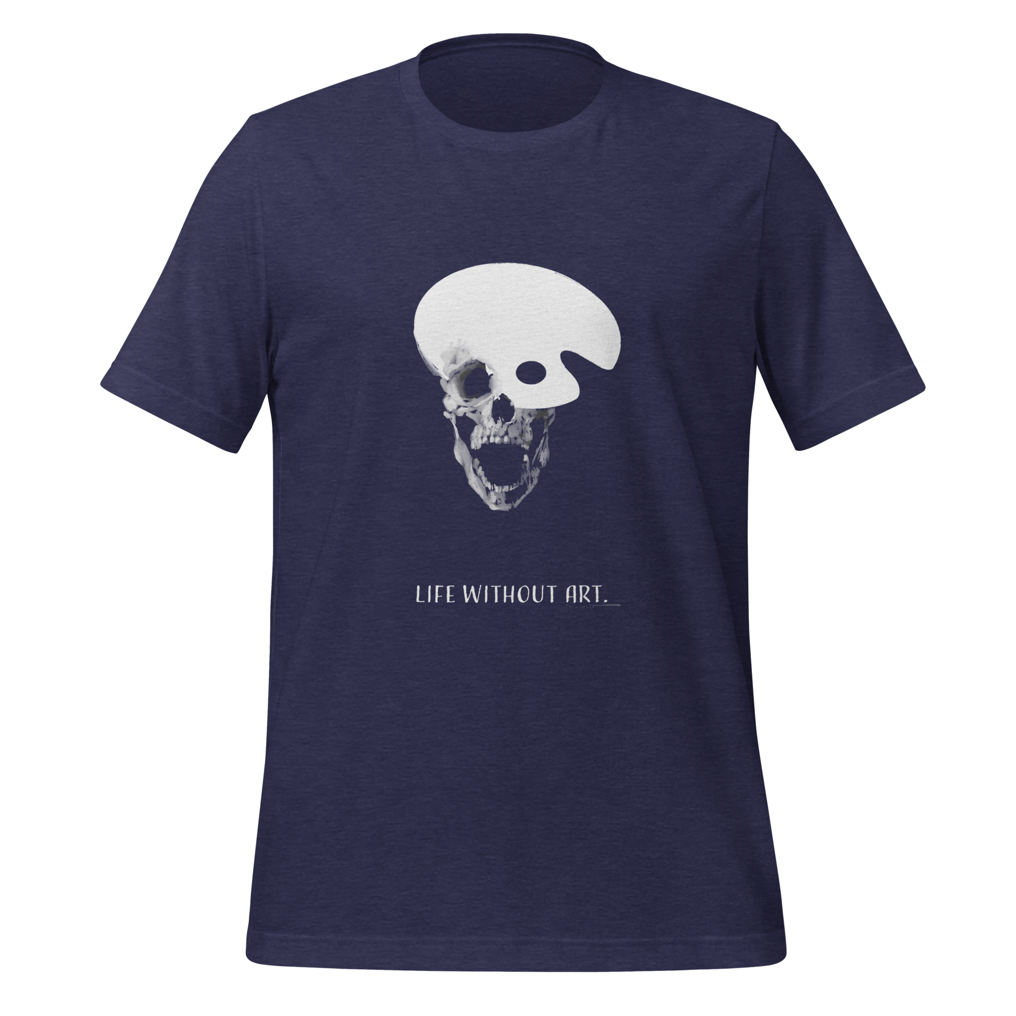 unisex-staple-t-shirt-heather-midnight-navy-front-6a3081b13eae4.png