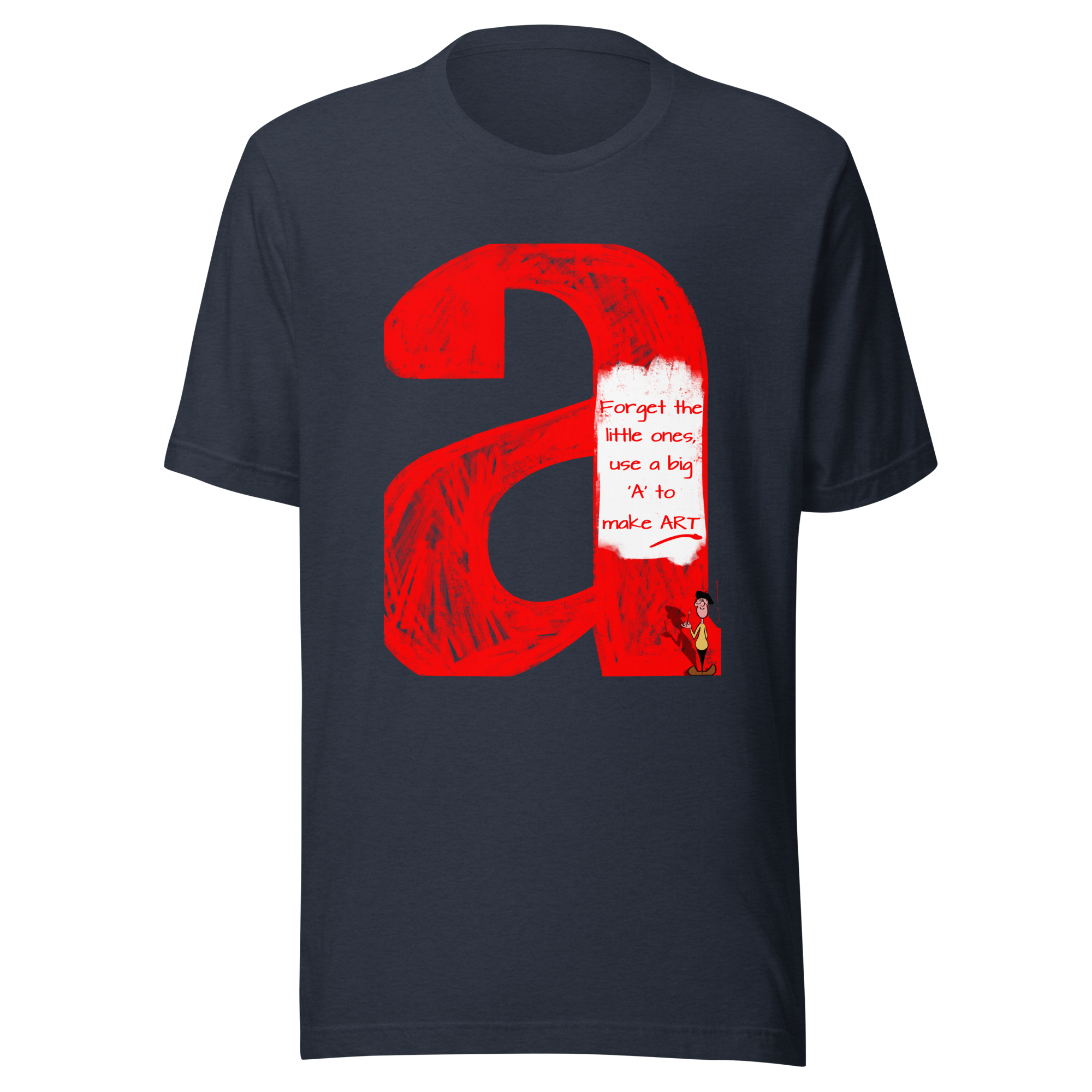 unisex-staple-t-shirt-heather-navy-front-6a30c769a3704.png