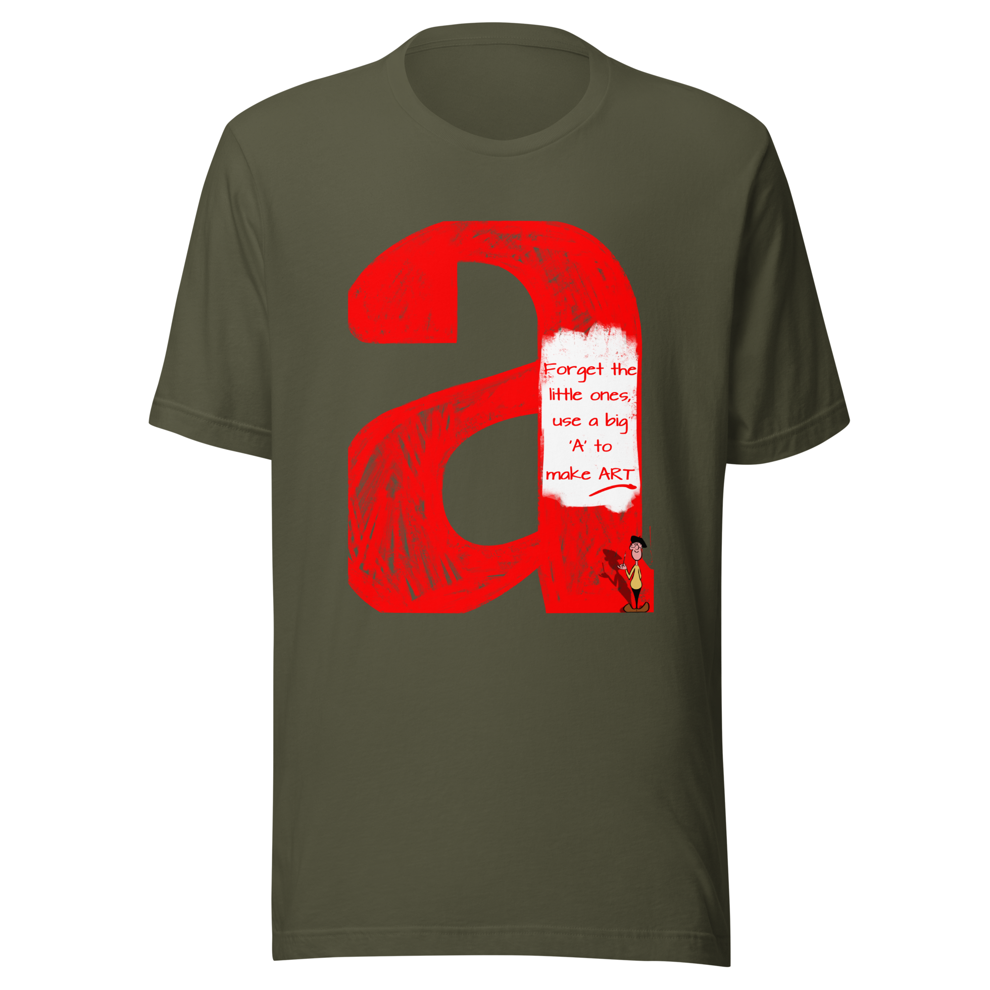 unisex-staple-t-shirt-military-green-front-6a30c769a3a3e.png