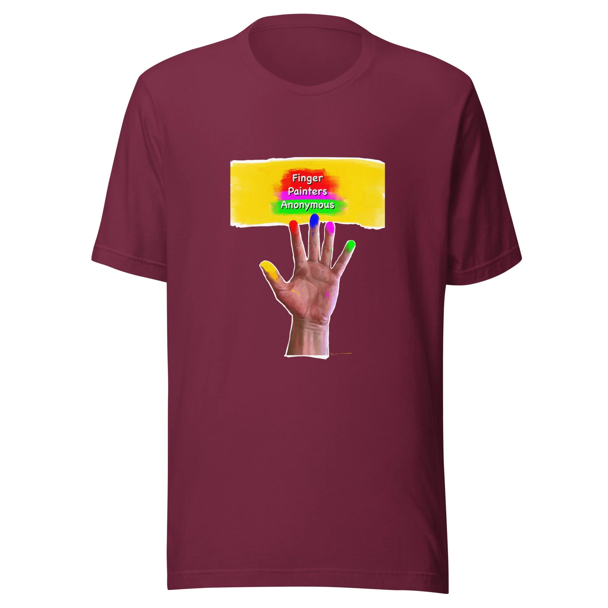unisex-staple-t-shirt-maroon-front-6a31b5b44cacd.jpg
