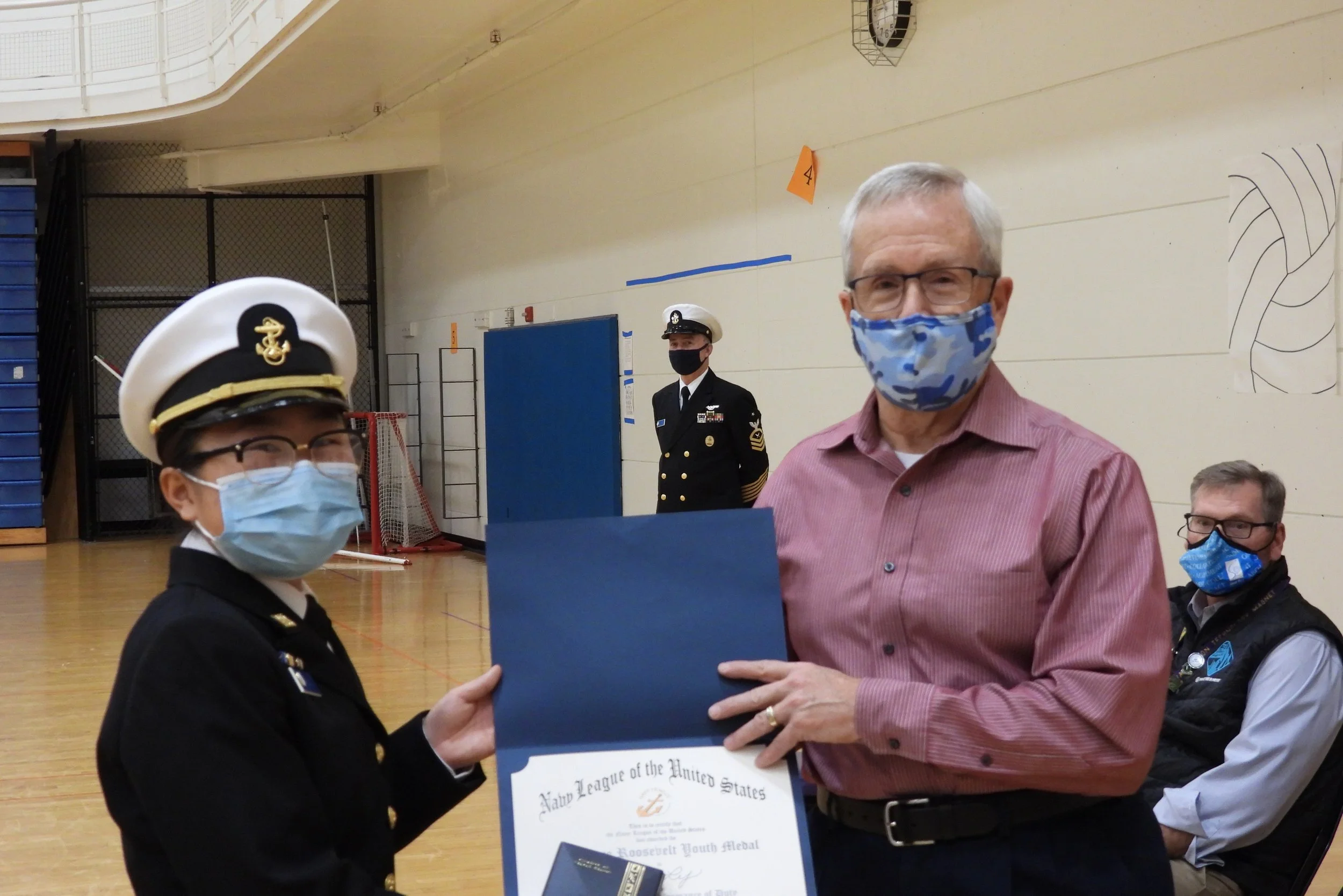 Washington Technical Magnet School Host NJROTC Inspection Ceremony