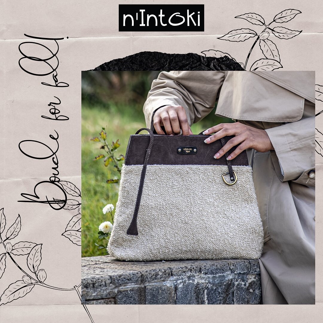 Looking to warm up your fall and winter fashion? Grab our Boucl&eacute; Tote Bag, the Delta for your wardrobe. This shoulder bag has our asymmetrical strap with antique brass details and our signature cow horn label. Inside it is lined with our cotto