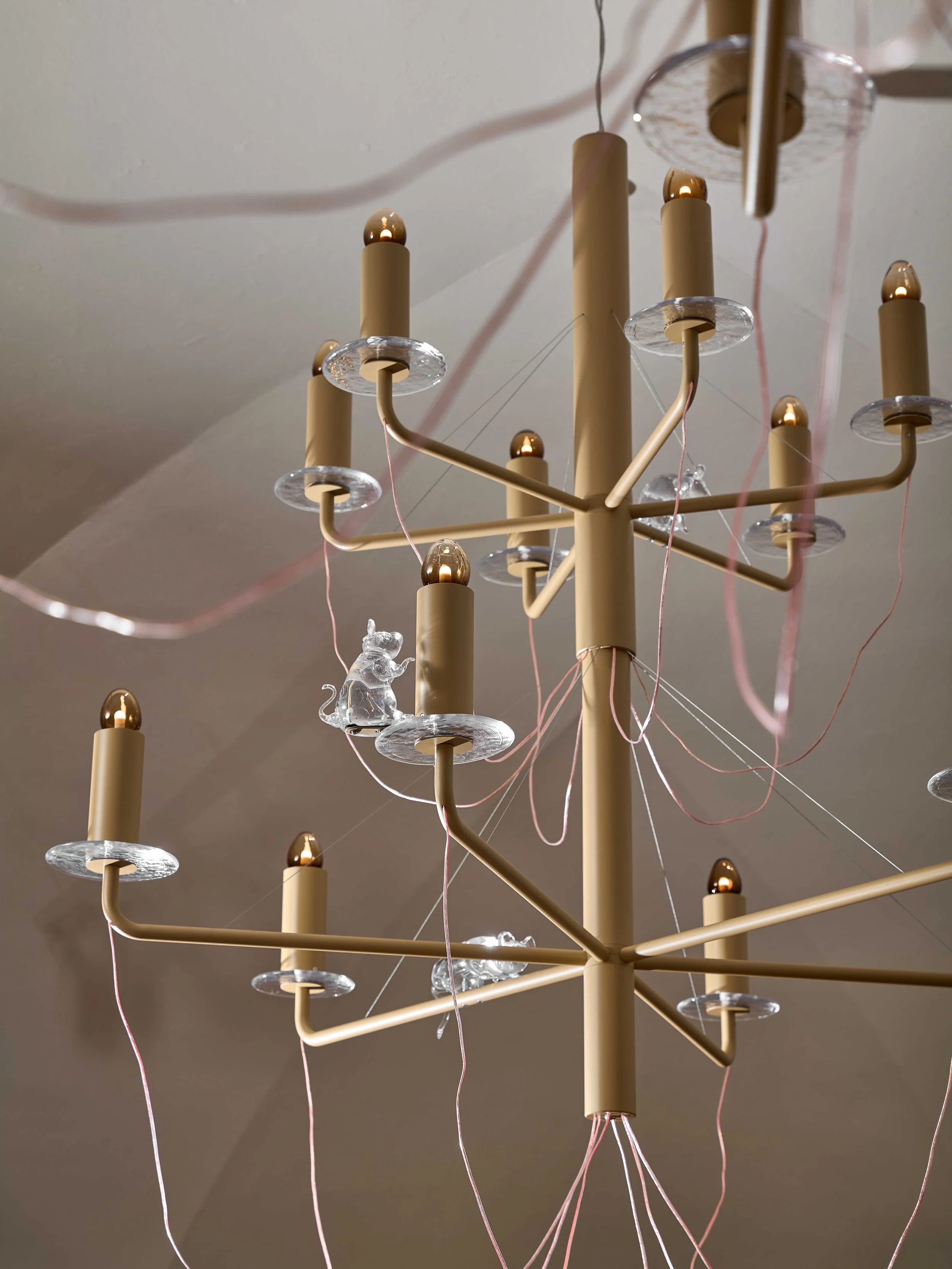 2026, Mice Chandelier for Myšák Pastry Shop by Ambiente, Prague, Concept by architect Tereza Froňková