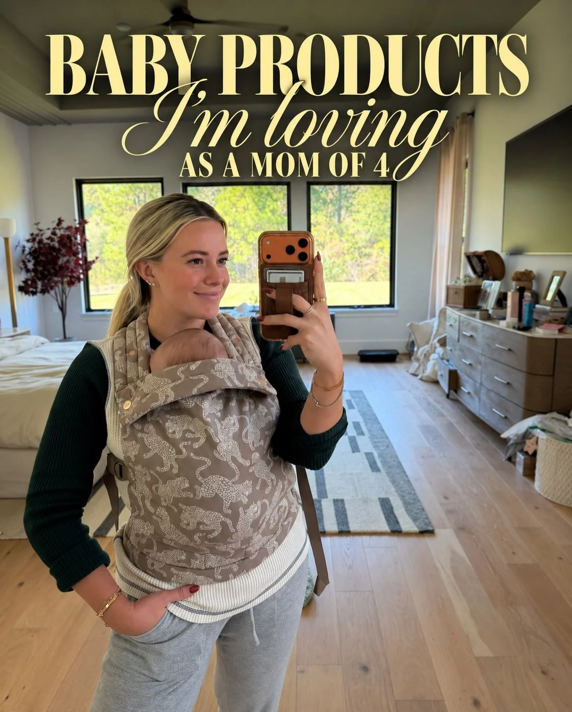 Everything I love as a 4th time mama!! Comment BABY to get the list sent to you. I feel like at this point I&rsquo;ve really vetted everything thoroughly and know what&rsquo;s worth it and what&rsquo;s not!