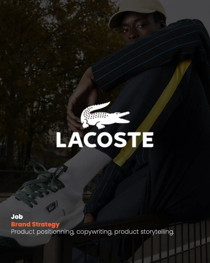 Brand strategy - Lacoste - Alexandre Galmar