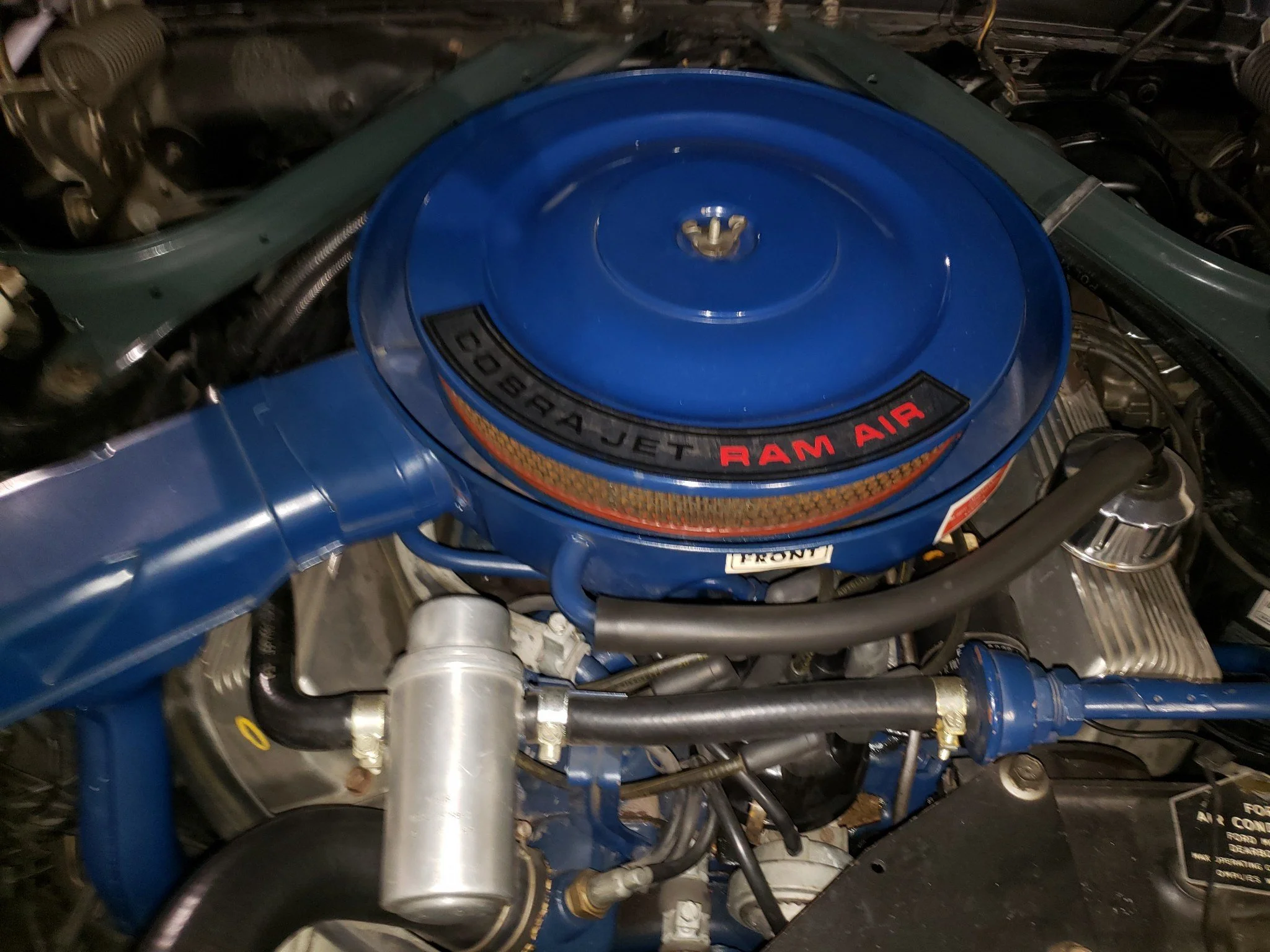 1970 Ford Shelby GT500 Super Cobra Jet Convertible Engine Compartment 2