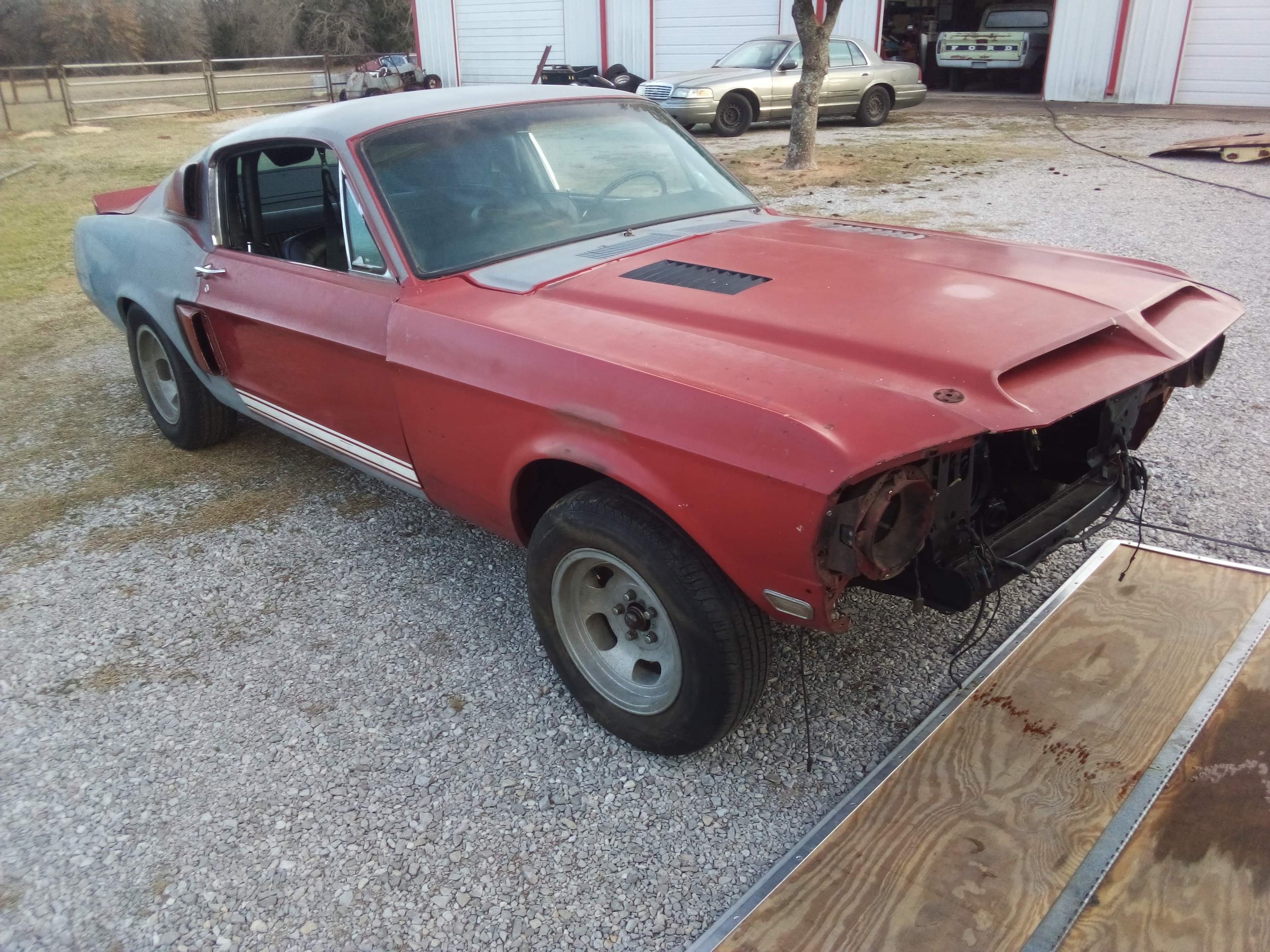 1968 Ford Mustang Shelby GT500 4 Speed With AC Project - 7