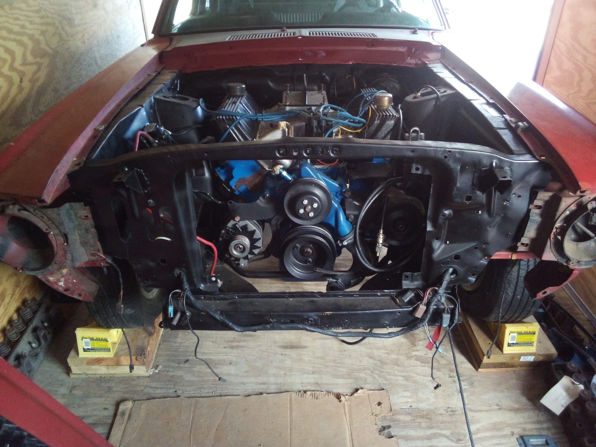 1968 Ford Mustang Shelby GT500 4 Speed With AC Project -Engine Compartment 2