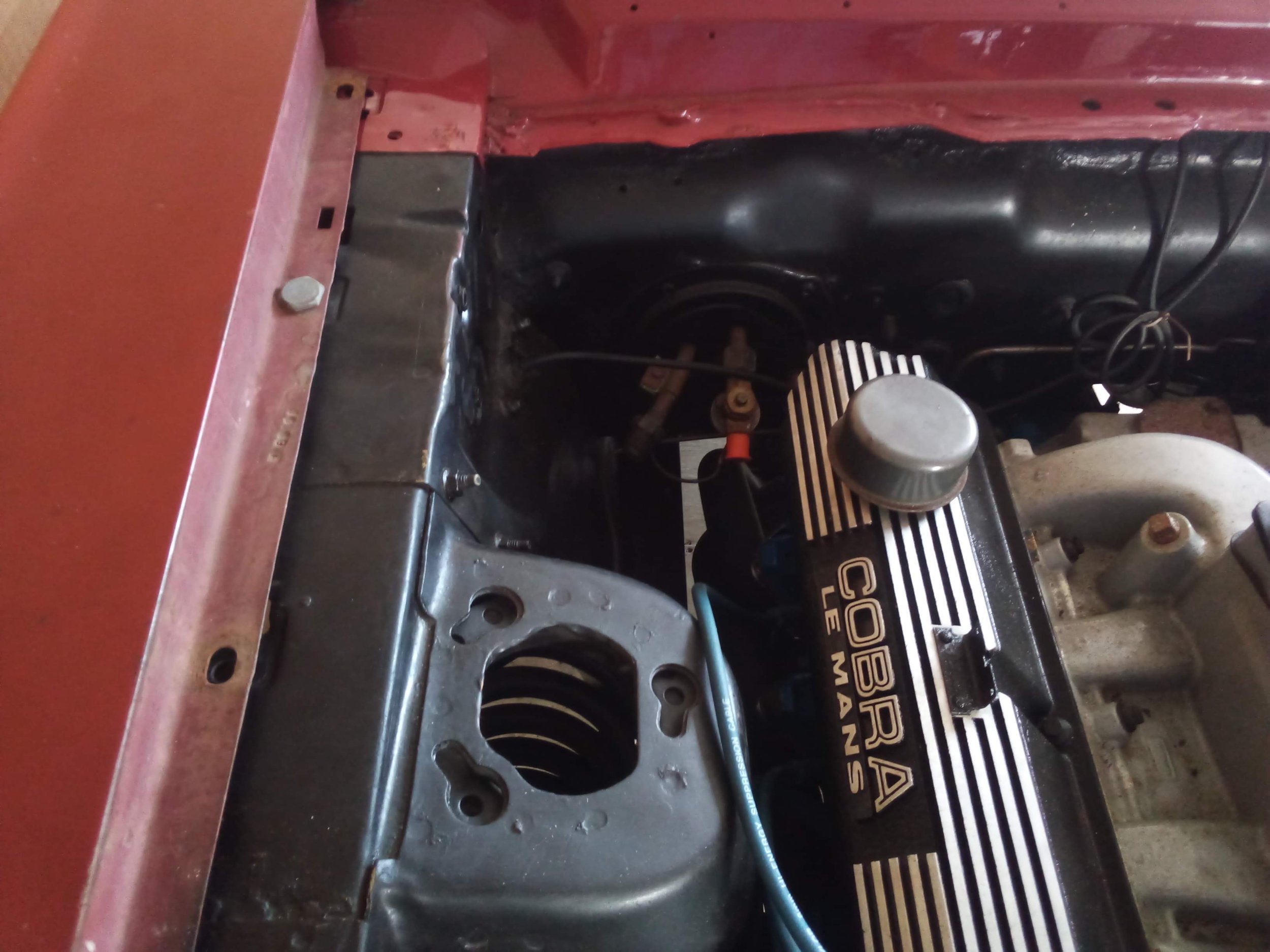 1968 Ford Mustang Shelby GT500 4 Speed With AC Project -Engine Compartment 6