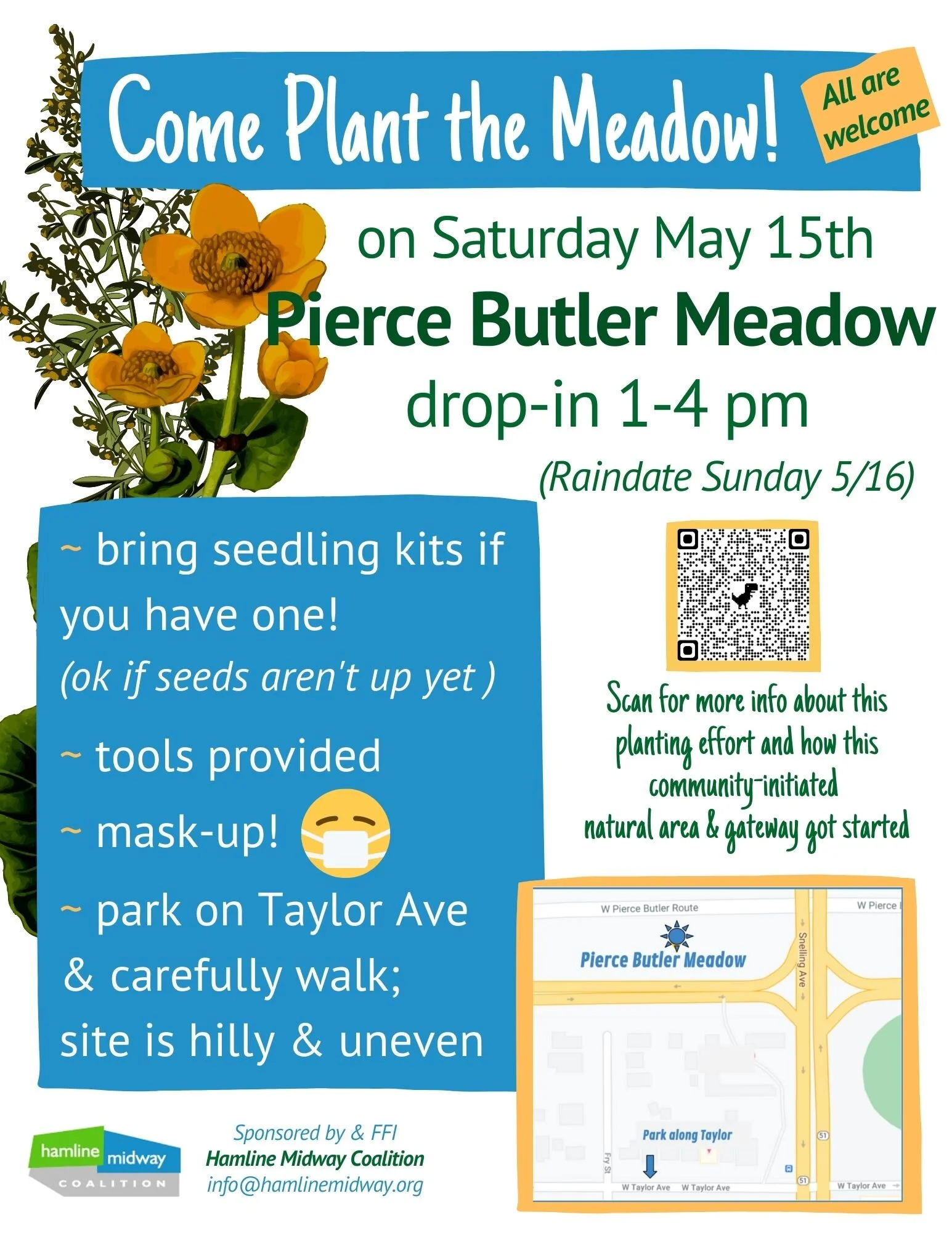 Come help plant at Pierce Butler Meadow!