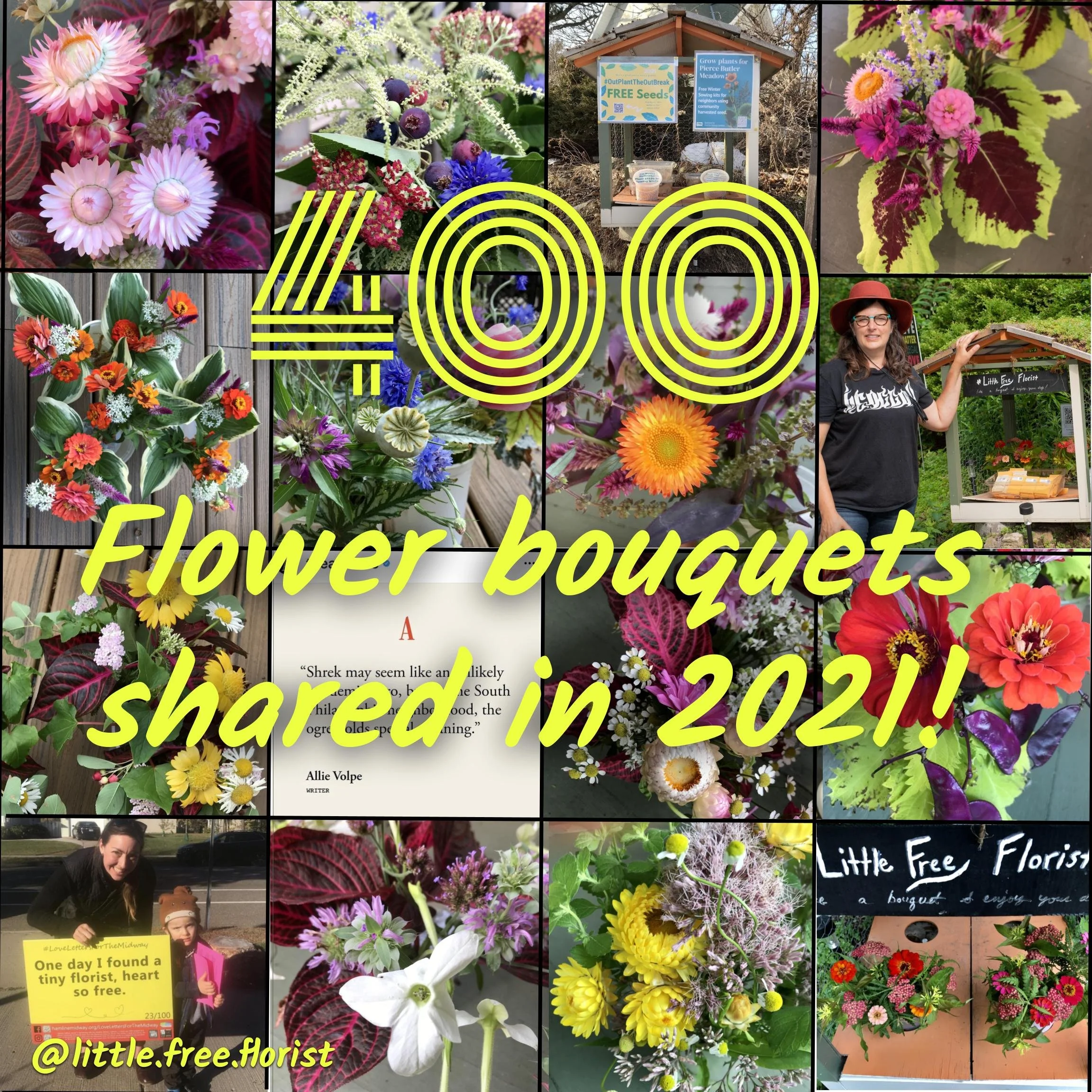 Cheers! @Little.Free.Florist : 2021 Flowers for all