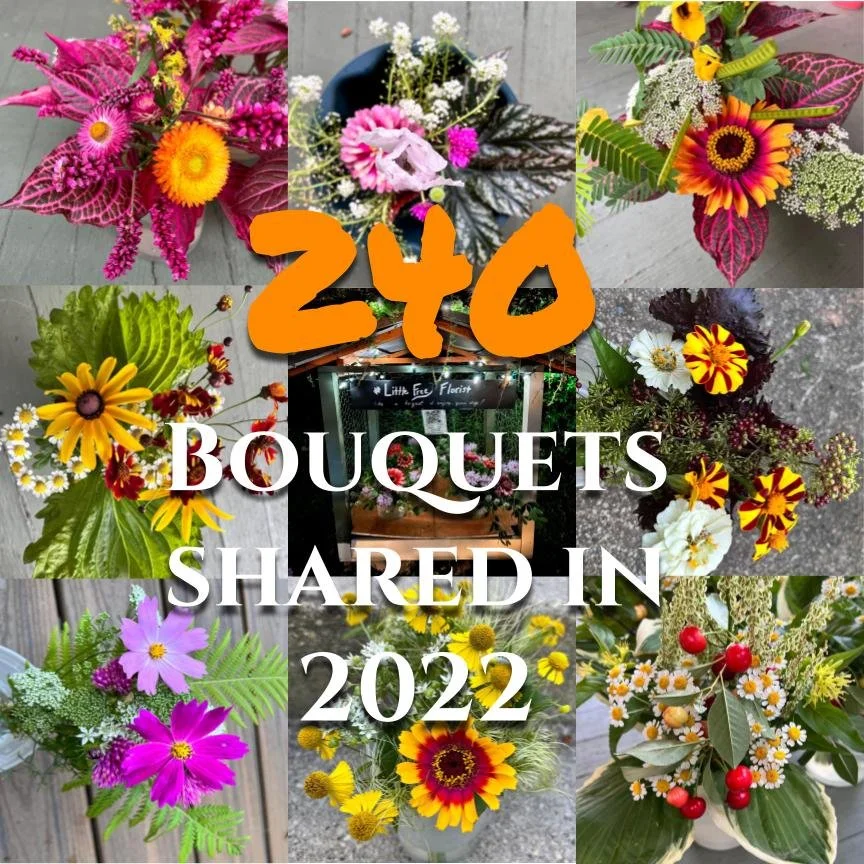 Sharing the joy- Little Free Florist in 2022