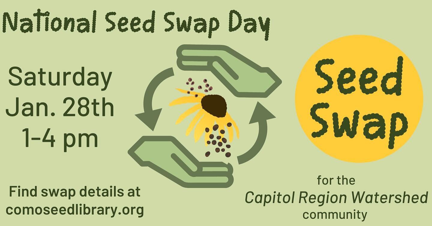 MNSEED 
National Seed Swap Day 
Seed Swap For the Capitol Region Watershed community!

Saturday January 28th
1-4pm
Hamline University
Anderson Center Room 305 
774 Snelling Avenue North Saint Paul, MN, 55104 

Did you miss the MNSEED in-person seed s