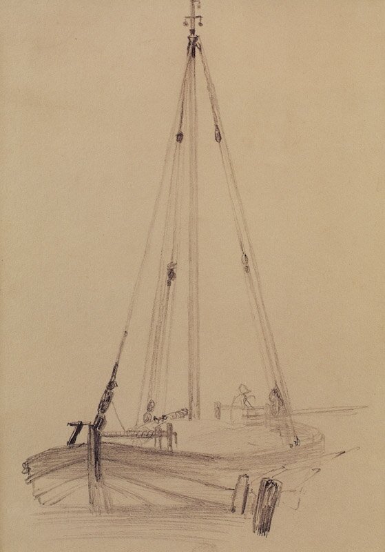 Sailing Barge by John Constable