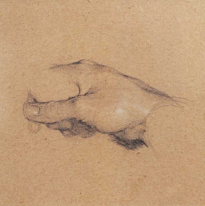 Study of Hand by Sir David Wilkie