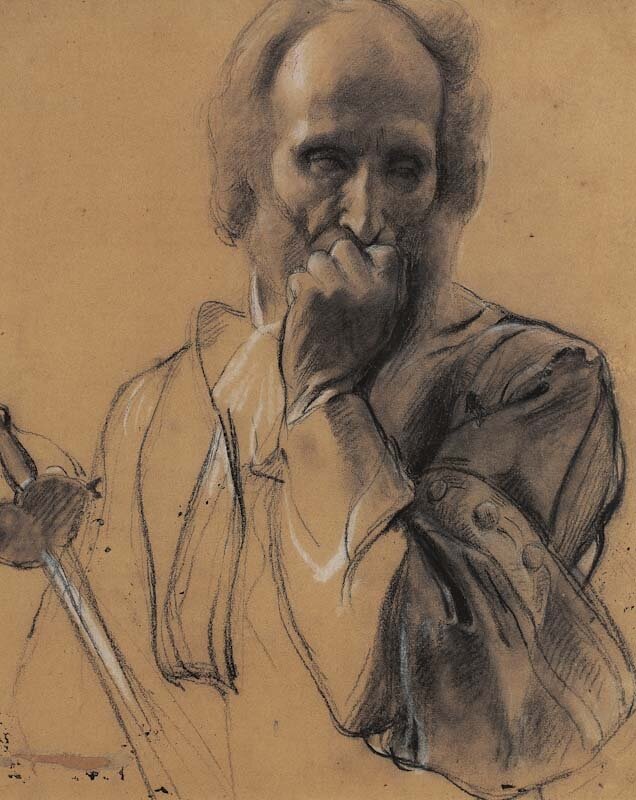 Eldery Man by Henri Félix Emmanuel Philippoteaux