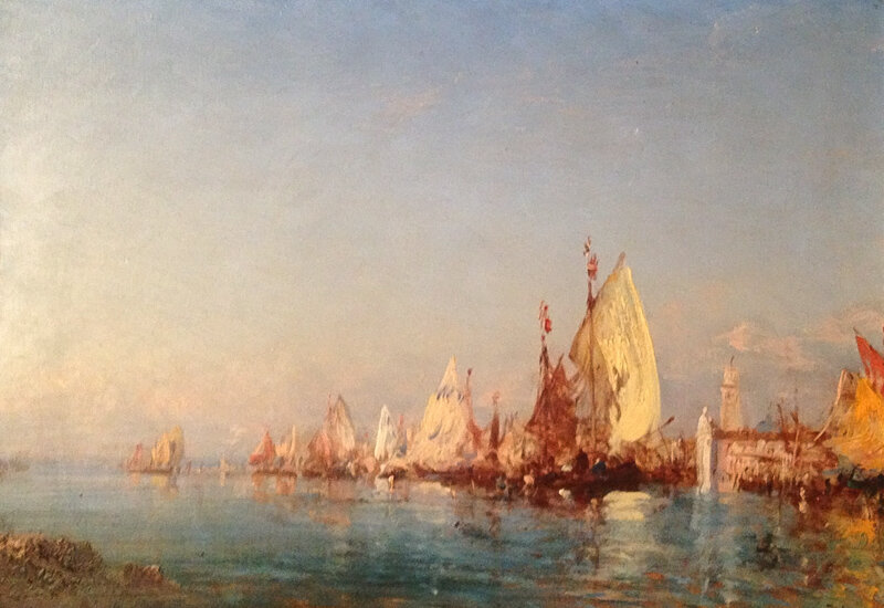 View of Venise by Félix Ziem