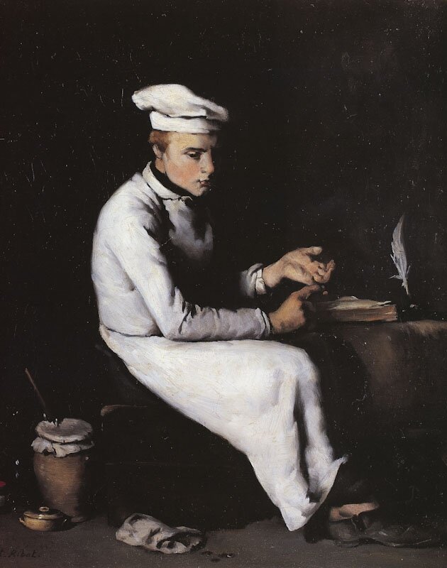 The Account Of The Kitchen Hand by Théodule Augustin Ribot