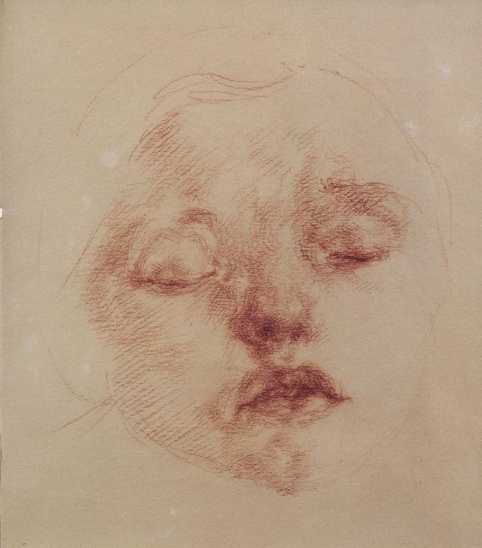 Head of a Child by Alphonse Legros