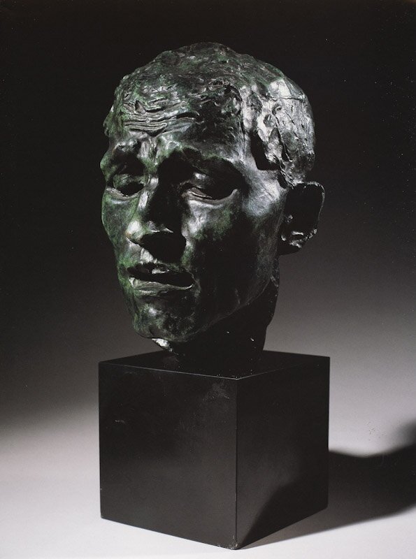 Head of Pierre de Wissant by Auguste Rodin