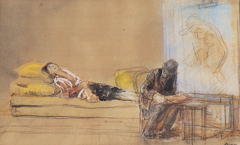 L'atelier du peintre by Jean Louis Forain