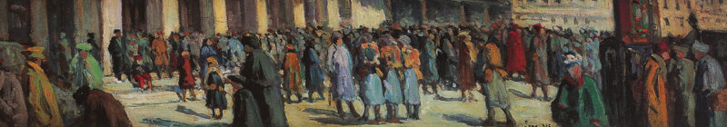 Troops waiting at the Gare de L'Est by Maximilien Luce