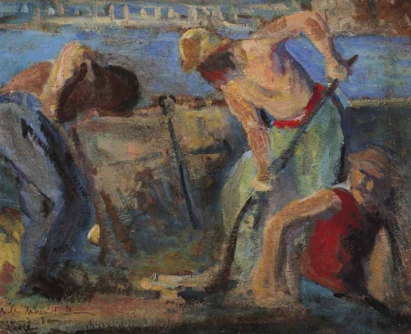 Men at Work by Maximilien Luce