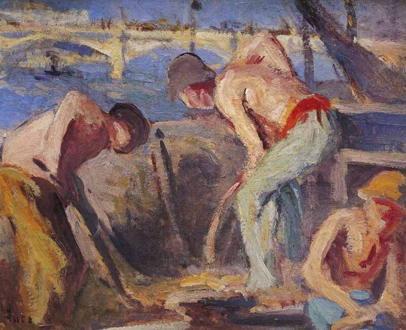 Men at Work by Maximilien Luce