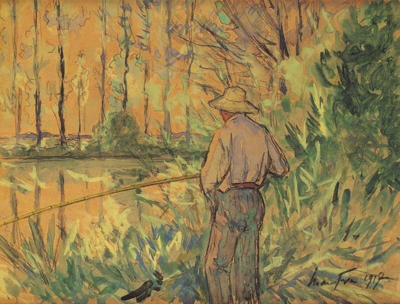 The Fisherman by Maxime Maufra