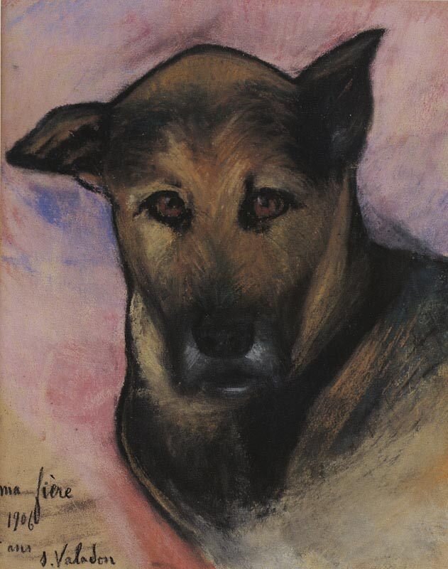 My dog Fiere at five years old by Suzanne Valadon